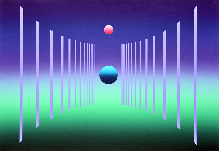 «Трансформація». 1977. Шовкографія